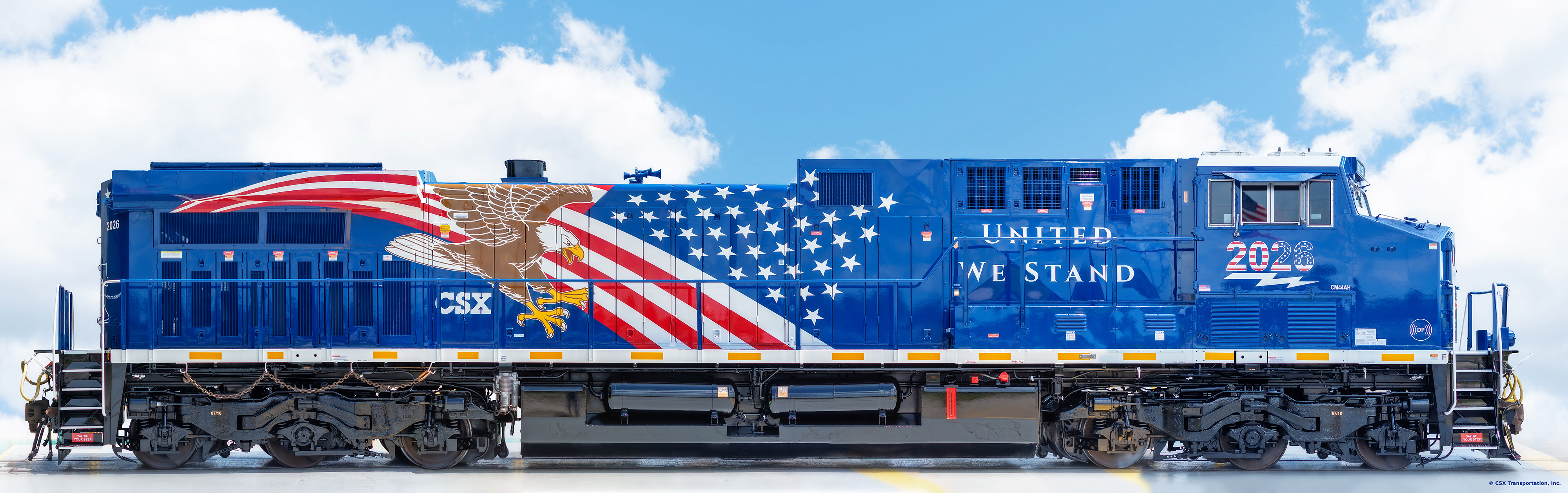 CSX Unveils Commemorative Locomotives Marking America's 250th ...